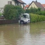 Gerüstbau und Hochwasser